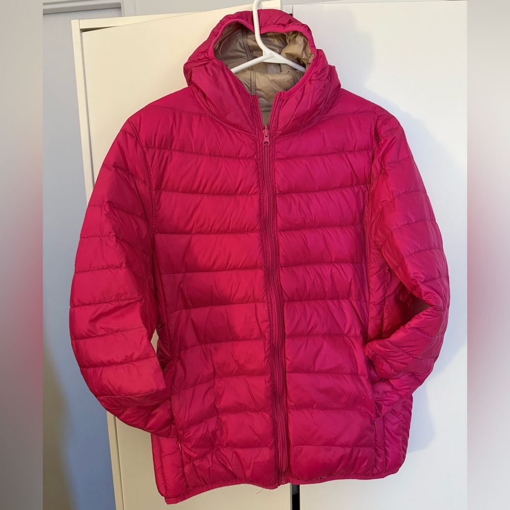 Vibrant Puffer Jacket double-sided jacket